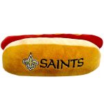 NOS-3354 - New Orleans Saints- Plush Hot Dog Toy